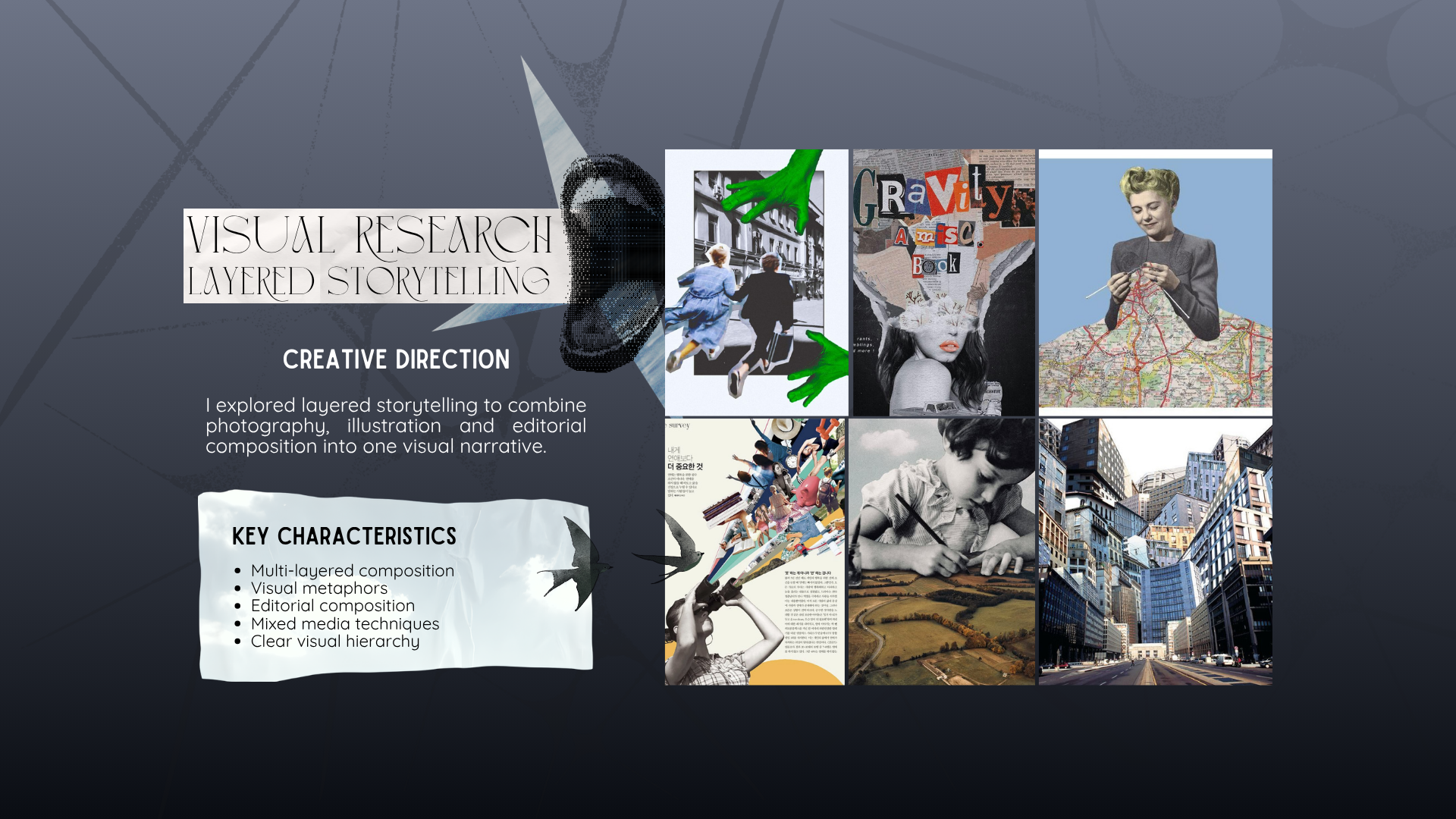 Visual research — layered storytelling for Environmental Awareness Poster Series